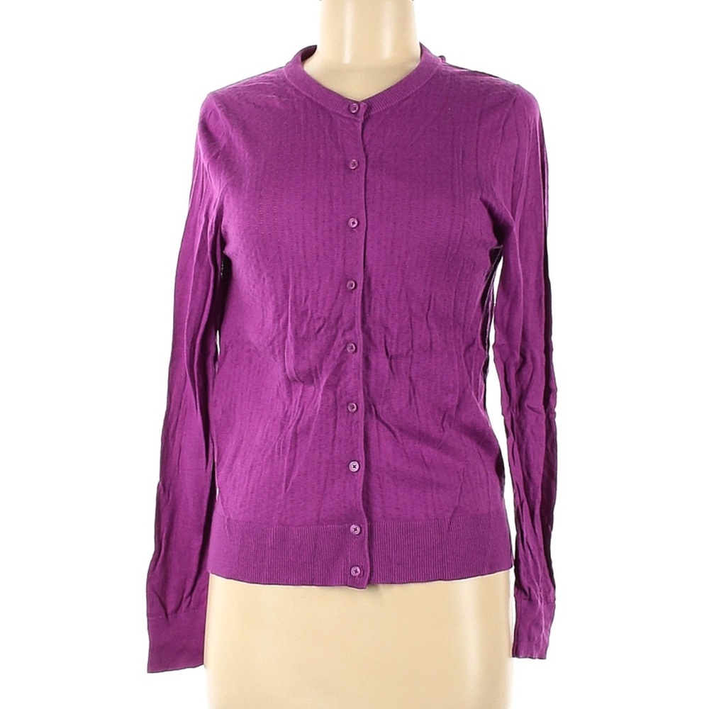 Banana Republic Factory Purple Cardigan